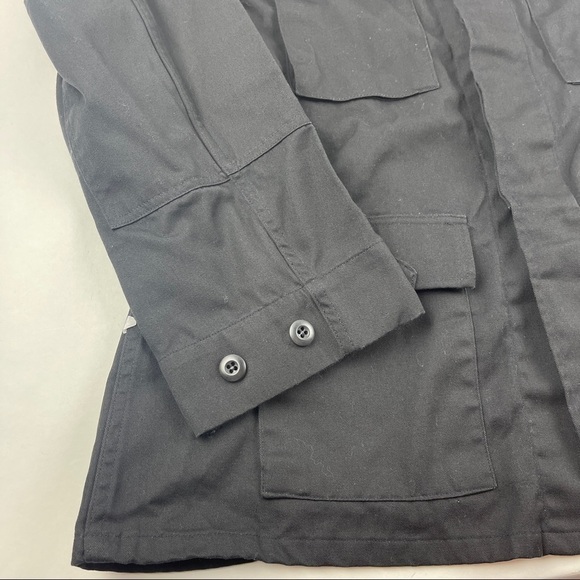 Propper Button Up Shirt Mens Large Long Black Pockets Heavy Duty - Picture 9 of 9